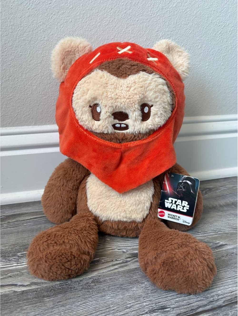 Star Wars Wicket W. Warrick Ewok Plush – Mattel Disney
